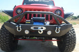 Jeep JK/JL Front Bumper w/Fog Light Holes And LED 07-18 Wrangler JK/JL Steel Mid Length