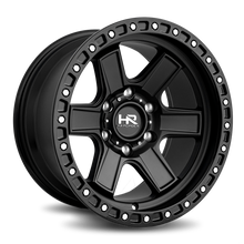 Load image into Gallery viewer, Aluminum Wheels H104 17x9 6x135 1 87.1 Matte Black-Black B/L Hardrock Offroad