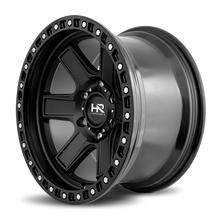 Load image into Gallery viewer, Aluminum Wheels H104 17x9 6x135 1 87.1 Matte Black-Black B/L Hardrock Offroad