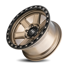 Load image into Gallery viewer, Aluminum Wheels H104 17x9 6x135 1 87.1 Matte Bronze-Black B/L Hardrock Offroad