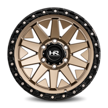 Load image into Gallery viewer, Aluminum Wheels H106 17x9 6x135 1 87.1 Matte Bronze-Black B/L Hardrock Offroad