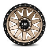 Aluminum Wheels H106 17x9 6x135 1 87.1 Matte Bronze-Black B/L Hardrock Offroad