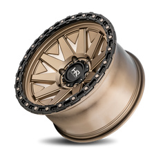 Load image into Gallery viewer, Aluminum Wheels H106 17x9 6x135 -12 87.1 Matte Bronze-Black B/L Hardrock Offroad