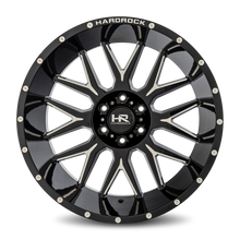 Load image into Gallery viewer, Aluminum Wheels Affliction XPosed 22x12 6x135 -44 87.1 Gloss Black Milled Hardrock Offroad