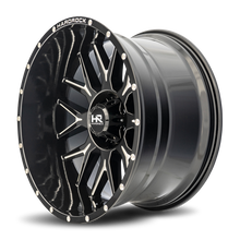 Load image into Gallery viewer, Aluminum Wheels Affliction XPosed 22x12 6x135 -44 87.1 Gloss Black Milled Hardrock Offroad