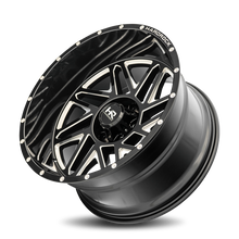 Load image into Gallery viewer, Aluminum Wheels Bones XPosed 22x12 6x135 -44 87.1 Gloss Black Milled Hardrock Offroad