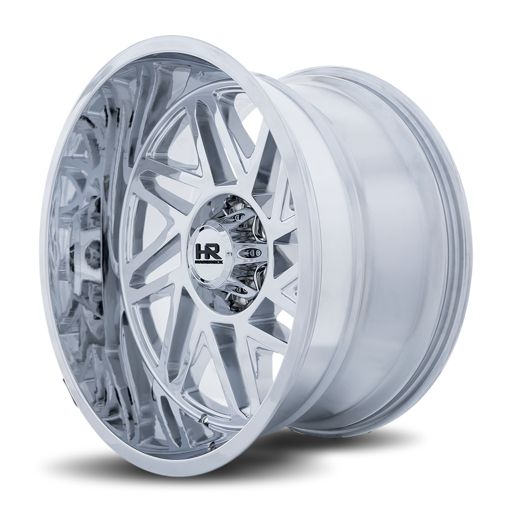 Aluminum Wheels Bones XPosed 22x12 6x135 -44 87.1 Chrome Hardrock Offroad