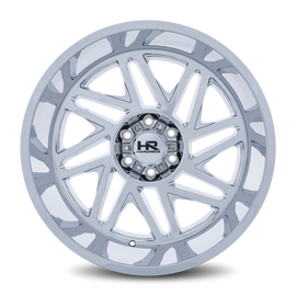 Aluminum Wheels Bones XPosed 22x12 8x170 -44 125.2 Chrome Hardrock Offroad