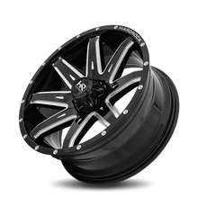 Load image into Gallery viewer, Aluminum Wheels Painkiller XPosed 20x9 6x120 0 66.9 Gloss Black Milled Hardrock Offroad