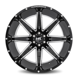 Aluminum Wheels Painkiller XPosed 24x14 6x135 -76 87.1 Gloss Black Milled Hardrock Offroad