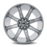 Aluminum Wheels Painkiller XPosed 24x14 6x135 -76 87.1 Chrome Hardrock Offroad