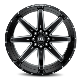 Aluminum Wheels Painkiller XPosed 26x14 6x135 -76 87.1 Gloss Black Milled Hardrock Offroad