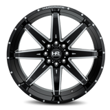 Aluminum Wheels Painkiller XPosed 26x14 6x135 -76 87.1 Gloss Black Milled Hardrock Offroad