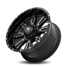 Load image into Gallery viewer, Aluminum Wheels Spine XPosed 20x10 6x135 -19 87.1 Gloss Black Milled Hardrock Offroad