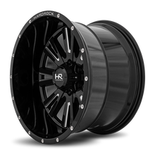 Load image into Gallery viewer, Aluminum Wheels Spine XPosed 20x12 6x139.7 -44 108 Gloss Black Milled Hardrock Offroad