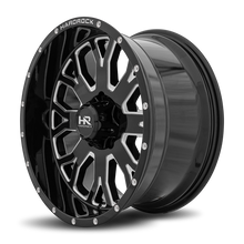 Load image into Gallery viewer, Aluminum Wheels Slammer XPosed 20x10 6x135 -19 87.1 Gloss Black Milled Hardrock Offroad