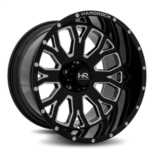 Load image into Gallery viewer, Aluminum Wheels Slammer XPosed 20x12 6x135 -44 87.1 Gloss Black Milled Hardrock Offroad