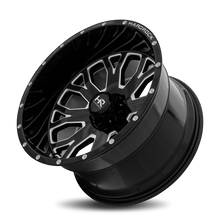 Load image into Gallery viewer, Aluminum Wheels Slammer XPosed 20x12 6x135 -44 87.1 Gloss Black Milled Hardrock Offroad