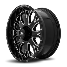 Load image into Gallery viewer, Aluminum Wheels Slammer XPosed 20x9 6x120 0 66.9 Gloss Black Milled Hardrock Offroad