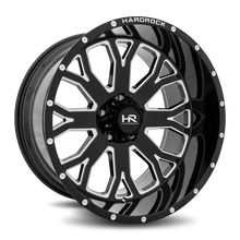 Load image into Gallery viewer, Aluminum Wheels Slammer XPosed 22x12 5x150 -44 110.3 Gloss Black Milled Hardrock Offroad