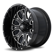 Load image into Gallery viewer, Aluminum Wheels Slammer XPosed 24x12 6x135 -44 87.1 Gloss Black Milled Hardrock Offroad