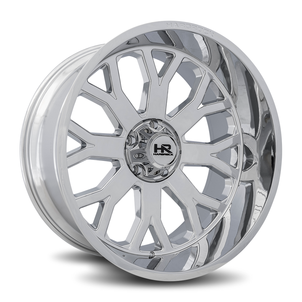 Aluminum Wheels Slammer XPosed 24x12 6x135 -44 87.1 Chrome Hardrock Offroad