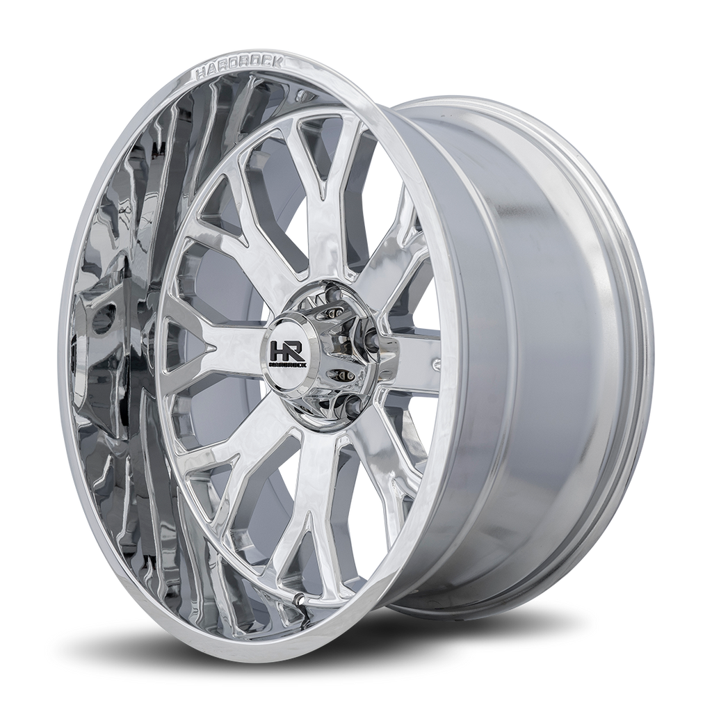 Aluminum Wheels Slammer XPosed 24x12 6x135 -44 87.1 Chrome Hardrock Offroad