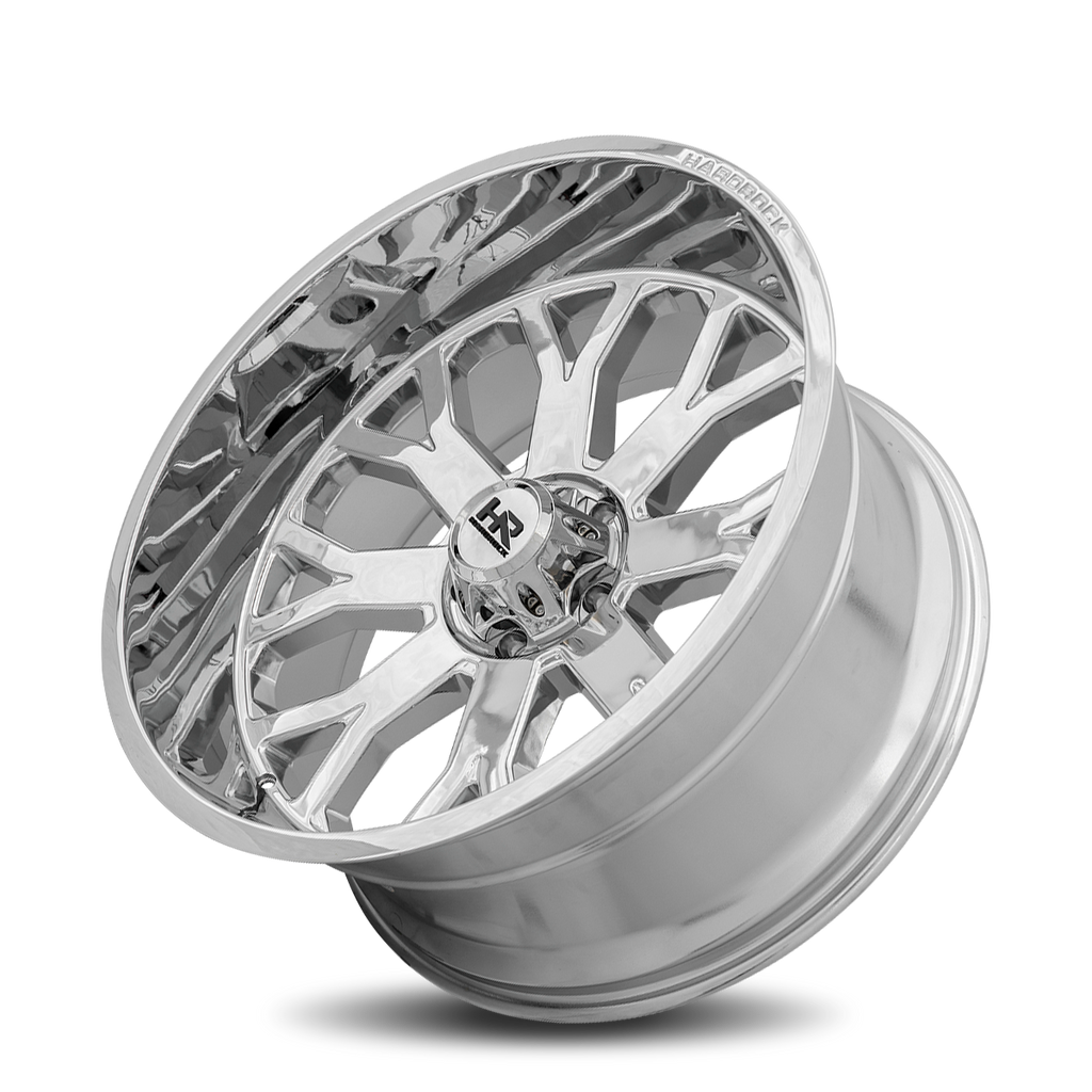 Aluminum Wheels Slammer XPosed 24x12 6x135 -44 87.1 Chrome Hardrock Offroad