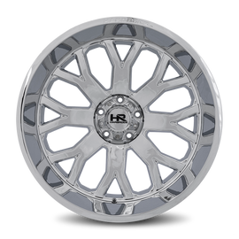 Aluminum Wheels Slammer XPosed 24x12 5x127 -44 78.1 Chrome Hardrock Offroad
