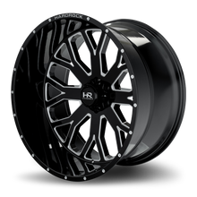 Load image into Gallery viewer, Aluminum Wheels Slammer Xposed 26x14 5x150 -76 110.3 Gloss Black Milled Hardrock Offroad