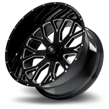 Load image into Gallery viewer, Aluminum Wheels Slammer Xposed 26x14 8x170 -76 125.2 Gloss Black Milled Hardrock Offroad