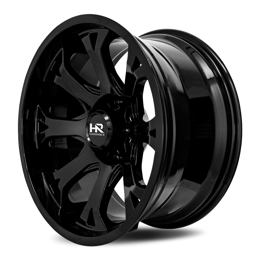 Aluminum Wheels BloodShot Xposed 20x10 6x135 -19 87.1 Gloss Black Hardrock Offroad