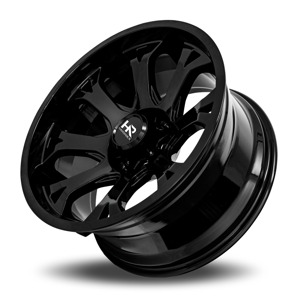 Aluminum Wheels BloodShot Xposed 20x10 6x135 -19 87.1 Gloss Black Hardrock Offroad