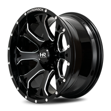 Load image into Gallery viewer, Aluminum Wheels BloodShot Xposed 20x10 5x150 -19 110.3 Gloss Black Milled Hardrock Offroad