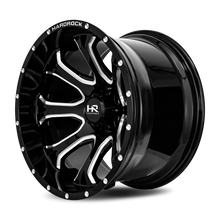 Load image into Gallery viewer, Aluminum Wheels BloodShot Xposed 20x12 5x150 -44 110.3 Gloss Black Milled Hardrock Offroad