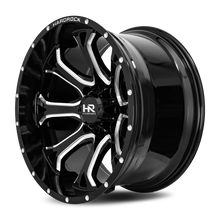 Load image into Gallery viewer, Aluminum Wheels BloodShot Xposed 22x12 6x135 -51 87.1 Gloss Black Milled Hardrock Offroad