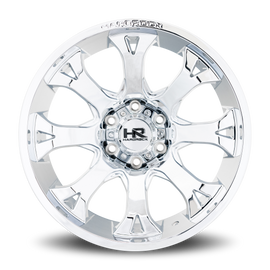 Aluminum Wheels BloodShot Xposed 22x12 6x139.7 -44 108 Chrome Hardrock Offroad