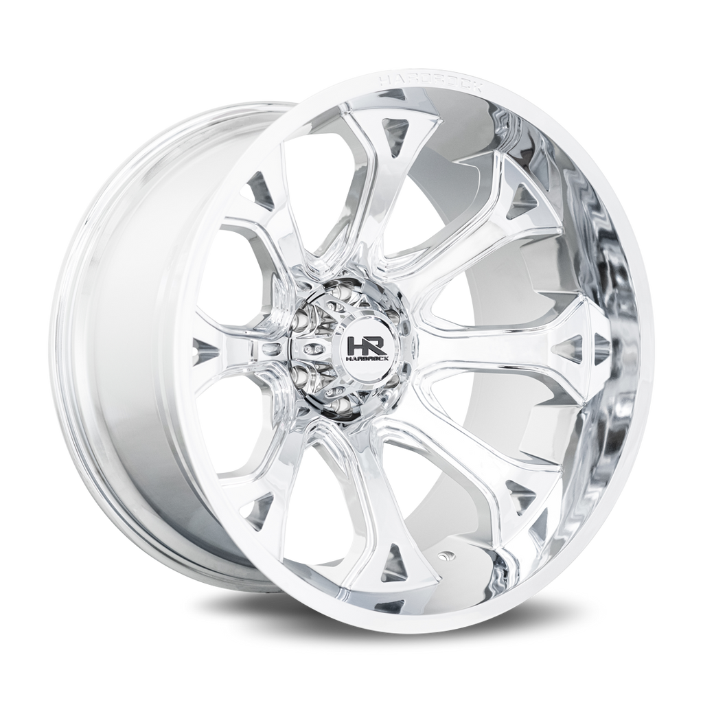 Aluminum Wheels BloodShot Xposed 24x14 6x135 -76 87.1 Chrome Hardrock Offroad