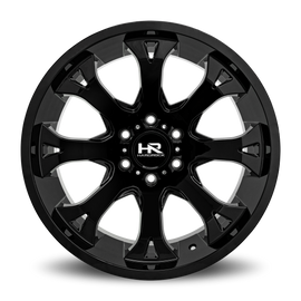 Aluminum Wheels BloodShot Xposed 24x14 6x135 -76 87.1 Gloss Black Hardrock Offroad