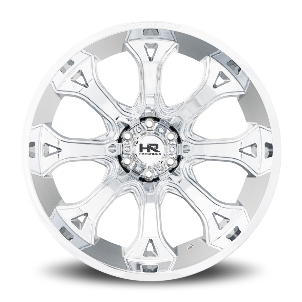 Aluminum Wheels BloodShot Xposed 24x14 5x150 -76 110.3 Chrome Hardrock Offroad