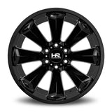 Aluminum Wheels Xplosive Xposed 20x10 6x135 -19 87.1 Gloss Black Milled Hardrock Offroad