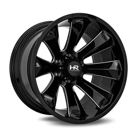Aluminum Wheels Xplosive Xposed 20x10 6x139.7 -19 108 Gloss Black Milled Hardrock Offroad