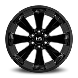 Aluminum Wheels Xplosive Xposed 20x12 6x135 -44 87.1 Gloss Black Milled Hardrock Offroad