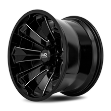 Load image into Gallery viewer, Aluminum Wheels Xplosive Xposed 20x12 6x135 -44 87.1 Gloss Black Milled Hardrock Offroad