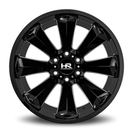 Aluminum Wheels Xplosive Xposed 20x12 5x150 -44 110.3 Gloss Black Milled Hardrock Offroad