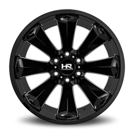 Aluminum Wheels Xplosive Xposed 22x12 6x135 -51 87.1 Gloss Black Milled Hardrock Offroad
