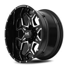 Load image into Gallery viewer, Aluminum Wheels Reckless Xposed 22x12 6x135 -51 87.1 Gloss Black Milled Hardrock Offroad