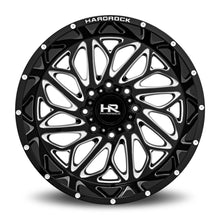 Load image into Gallery viewer, Aluminum Wheels BlackTop Xposed 20x10 6x135 -19 87.1 Gloss Black Milled Hardrock Offroad