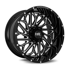 Load image into Gallery viewer, Aluminum Wheels BlackTop Xposed 24x14 8x180 -76 124.3 Gloss Black Milled Hardrock Offroad