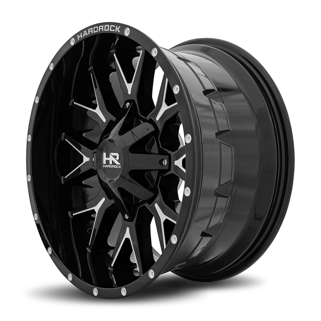 Aluminum Wheels Affliction 20x9 Blank 0 108 Gloss Black Milled Hardrock Offroad